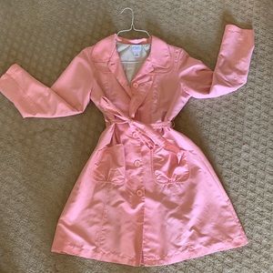 Pink Trench Coat